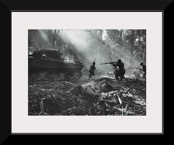 "Infantry Combat Scene in Bougainville, France (1914)"
