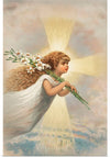 "An Angel In The sky Holding Lilies On Her Shoulders", Miriam and Ira D.