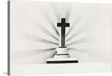  Immerse yourself in the serene and contemplative aura of this exquisite artwork, now available as a premium print. The piece captures the ethereal beauty of a cross, symbolizing faith and devotion. The monochromatic tones enhance the piece’s timeless elegance, while the radiant beams of light emanating from behind create a divine atmosphere. This artwork is not just a visual delight but an embodiment of spiritual tranquility, making it a perfect addition to any space seeking harmony and reflection. 