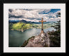 "Wooden Cross on a Hill"