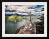 "Wooden Cross on a Hill"