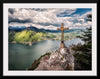 "Wooden Cross on a Hill"