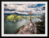 "Wooden Cross on a Hill"