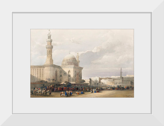 "Mosque of Sultan Hassan from the Great Square of the Rumeyleh (1796-1864)", David Roberts