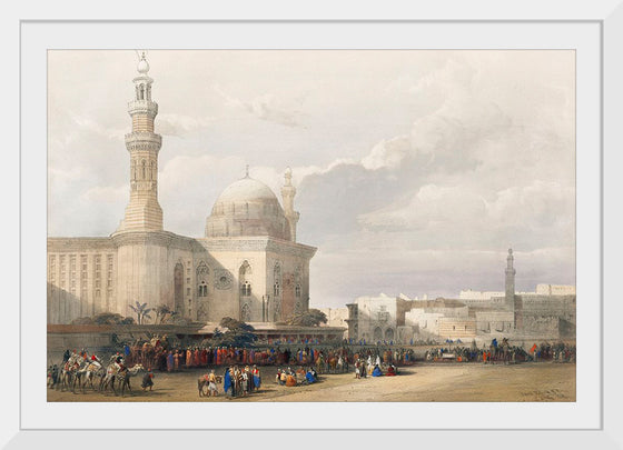 "Mosque of Sultan Hassan from the Great Square of the Rumeyleh (1796-1864)", David Roberts