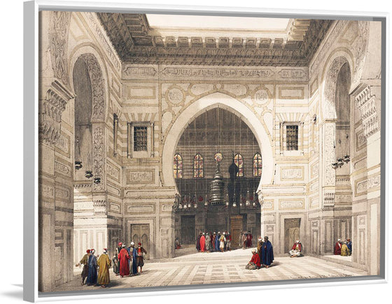 "Interior of the Mosque of the Sultan the Ghoree (1796-1864)", David Roberts