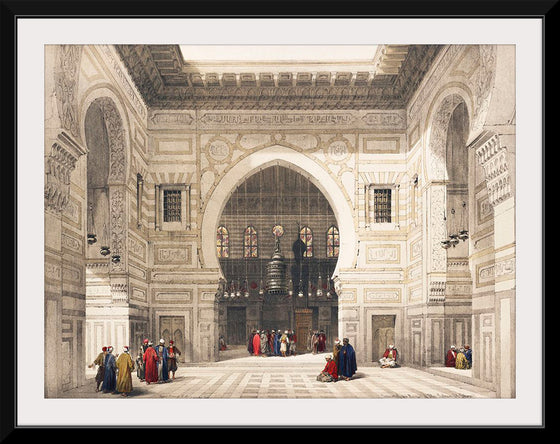 "Interior of the Mosque of the Sultan the Ghoree (1796-1864)", David Roberts