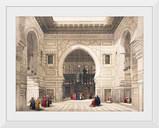 "Interior of the Mosque of the Sultan the Ghoree (1796-1864)", David Roberts