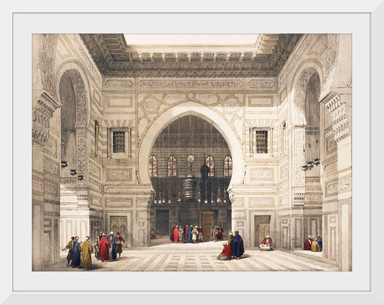 "Interior of the Mosque of the Sultan the Ghoree (1796-1864)", David Roberts