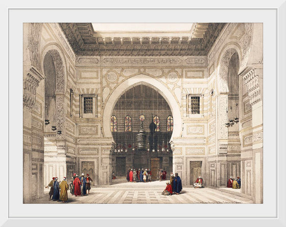 "Interior of the Mosque of the Sultan the Ghoree (1796-1864)", David Roberts