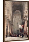 "Interior of the Mosque of the Metwalys (Metwalis) (1796-1864)", David Roberts