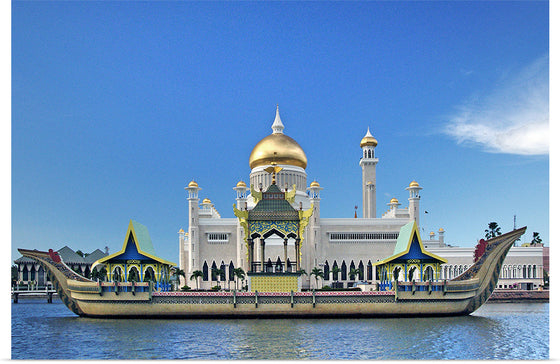 "Omar Ali Saifuddien Mosque, Bandar Seri Begawan", Bernard Spragg