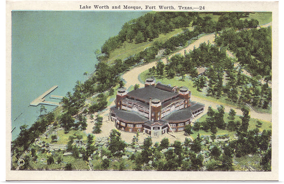 "Lake Worth and Mosque", E.C. Kropp Co.