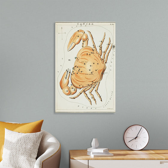 "Astronomical Chart for Cancer (1831)", Sidney Hall