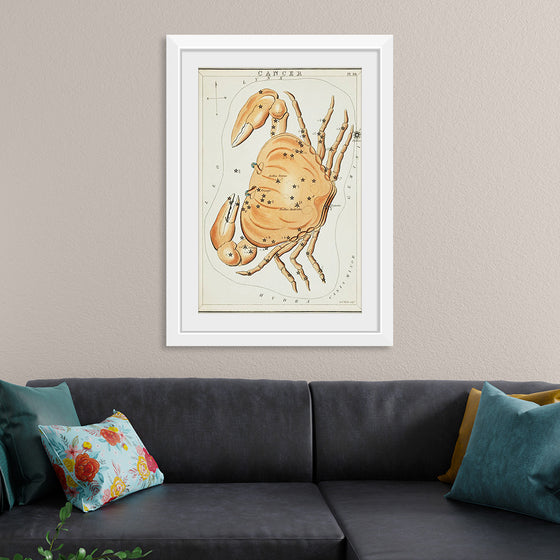 "Astronomical Chart for Cancer (1831)", Sidney Hall