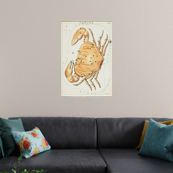 "Astronomical Chart for Cancer (1831)", Sidney Hall