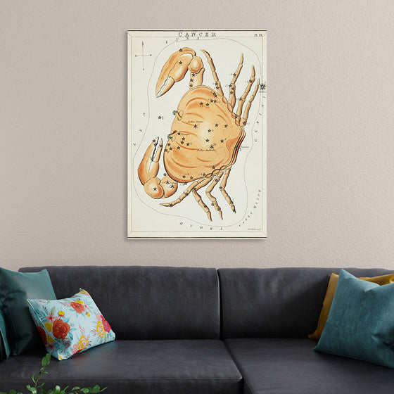 "Astronomical Chart for Cancer (1831)", Sidney Hall