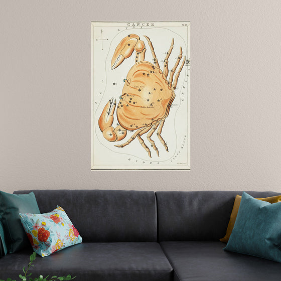 "Astronomical Chart for Cancer (1831)", Sidney Hall