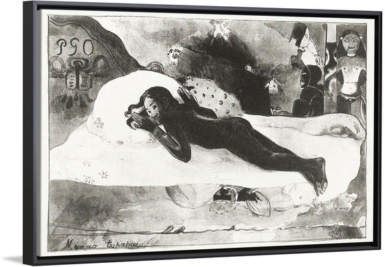 "Lying Girl and Spirits of the Deceased (1893-1894)", Paul Gauguin