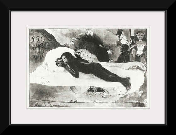 "Lying Girl and Spirits of the Deceased (1893-1894)", Paul Gauguin