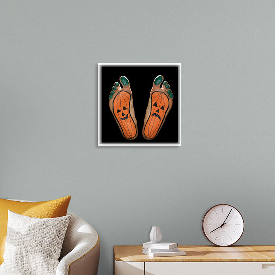 "Halloween Pumpkin Feet" Painted Feet