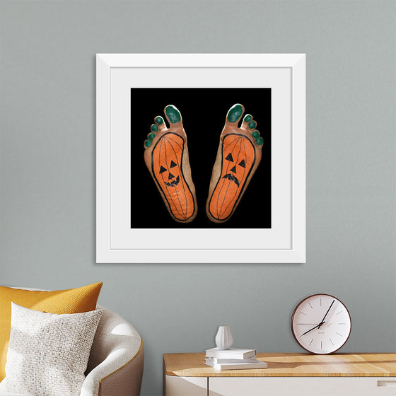 "Halloween Pumpkin Feet" Painted Feet