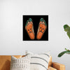 "Halloween Pumpkin Feet" Painted Feet