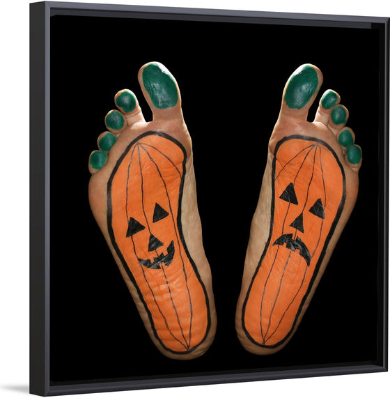 "Halloween Pumpkin Feet" Painted Feet