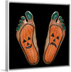 "Halloween Pumpkin Feet" Painted Feet