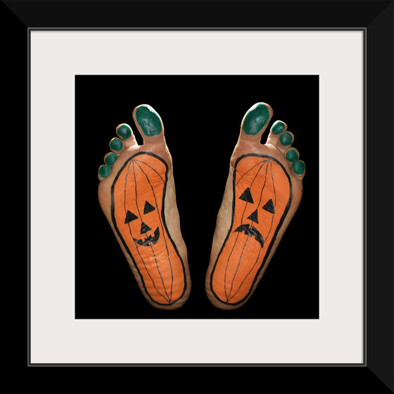 "Halloween Pumpkin Feet" Painted Feet