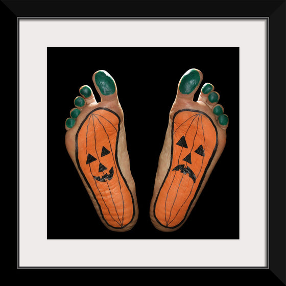 "Halloween Pumpkin Feet" Painted Feet