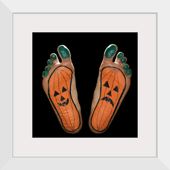 "Halloween Pumpkin Feet" Painted Feet