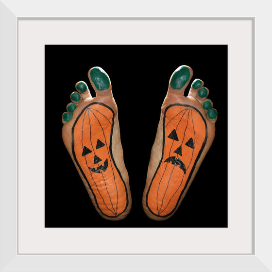 "Halloween Pumpkin Feet" Painted Feet