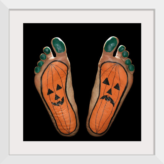 "Halloween Pumpkin Feet" Painted Feet