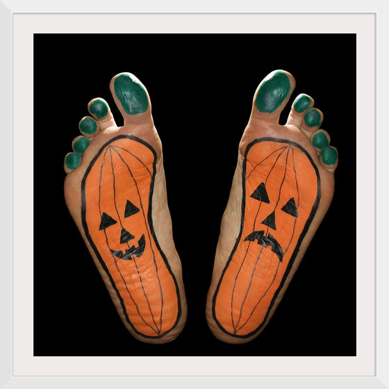 "Halloween Pumpkin Feet" Painted Feet