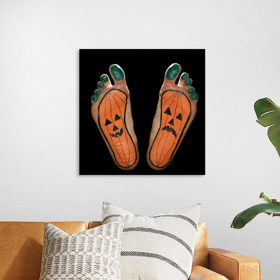 "Halloween Pumpkin Feet" Painted Feet