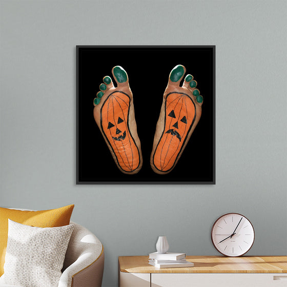 "Halloween Pumpkin Feet" Painted Feet