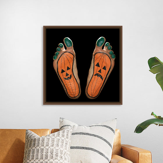 "Halloween Pumpkin Feet" Painted Feet