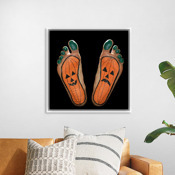 "Halloween Pumpkin Feet" Painted Feet