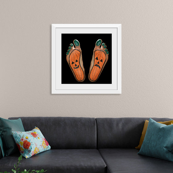 "Halloween Pumpkin Feet" Painted Feet