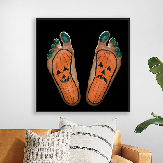 "Halloween Pumpkin Feet" Painted Feet