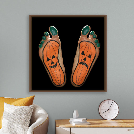 "Halloween Pumpkin Feet" Painted Feet