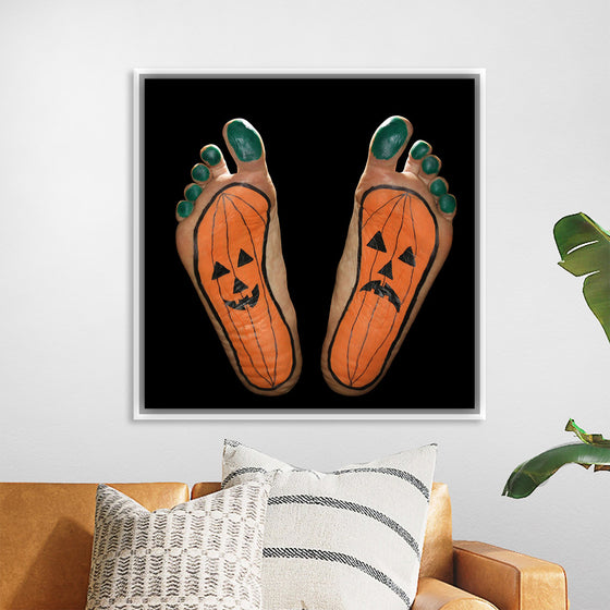 "Halloween Pumpkin Feet" Painted Feet