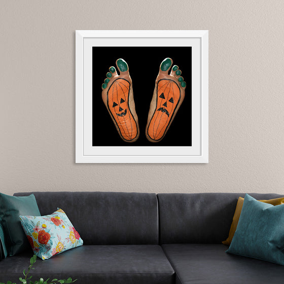 "Halloween Pumpkin Feet" Painted Feet