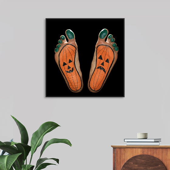 "Halloween Pumpkin Feet" Painted Feet