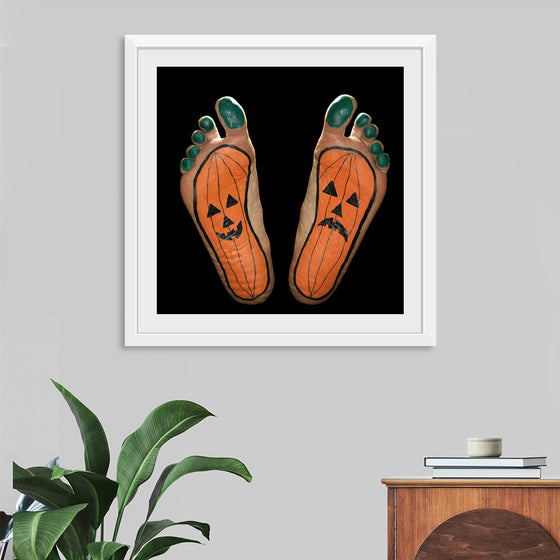 "Halloween Pumpkin Feet" Painted Feet