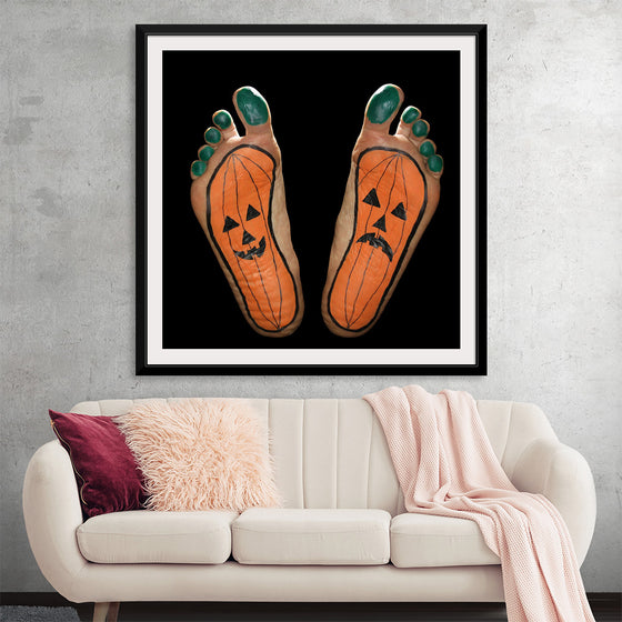 "Halloween Pumpkin Feet" Painted Feet