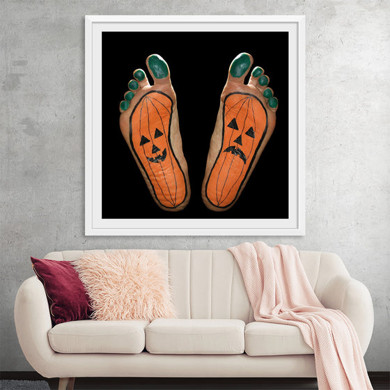 "Halloween Pumpkin Feet" Painted Feet