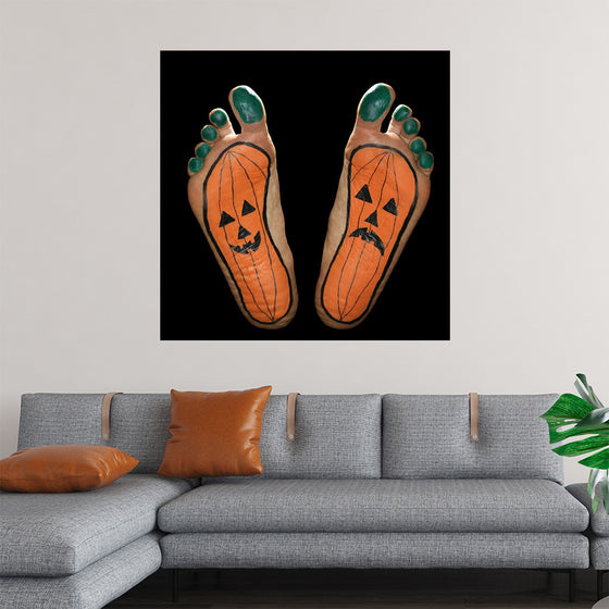 "Halloween Pumpkin Feet" Painted Feet