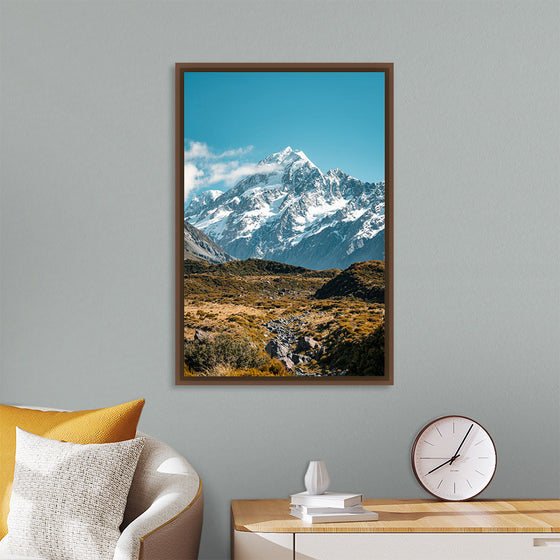 "Snow Capped Mountain Under Blue Sky", Tolgahan Alparslan